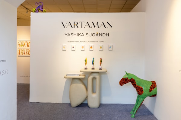 Vartaman A SOLO EXHIBITION OF YASHIKA SUGANDH AT BIKANER HOUSE