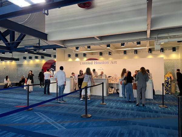 Entrance at Untitled Art, Houston, 2025. Photo Francesca Aton/ARTnews