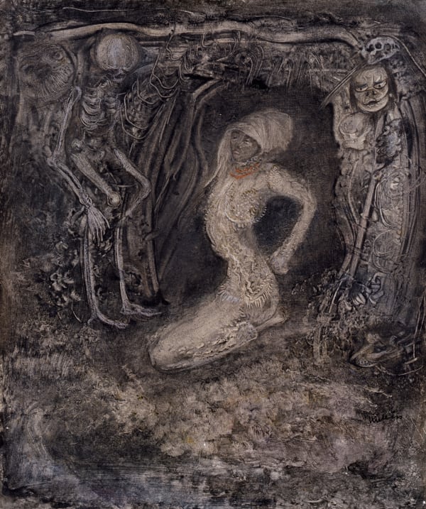 Alfred Kubin - Man without a Nose, c. 1904-1907