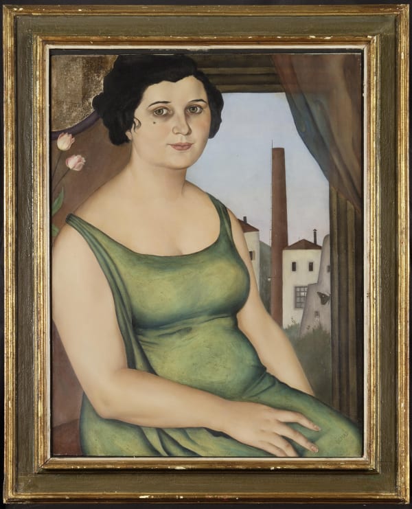 Woman from Pozzouli, Oil on canvas, 73.5 x 56.5 cm, 1925 (sold)