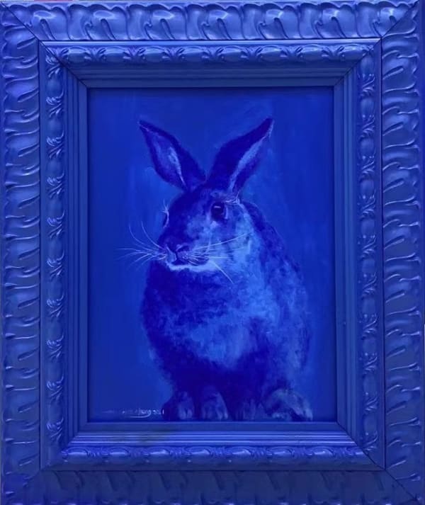 Pan Xuecheng, Blue Rabbit series No 1, 2021