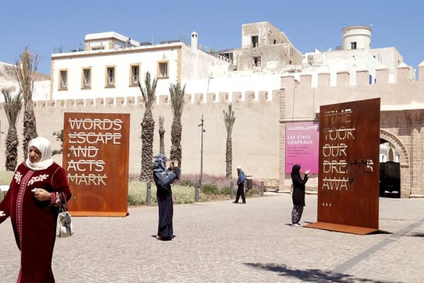 Corten Steel Install, Montresso, Marrakesh
