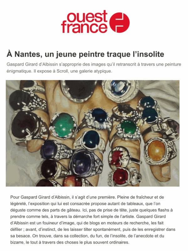 Un jeune peintre traque l'insolite