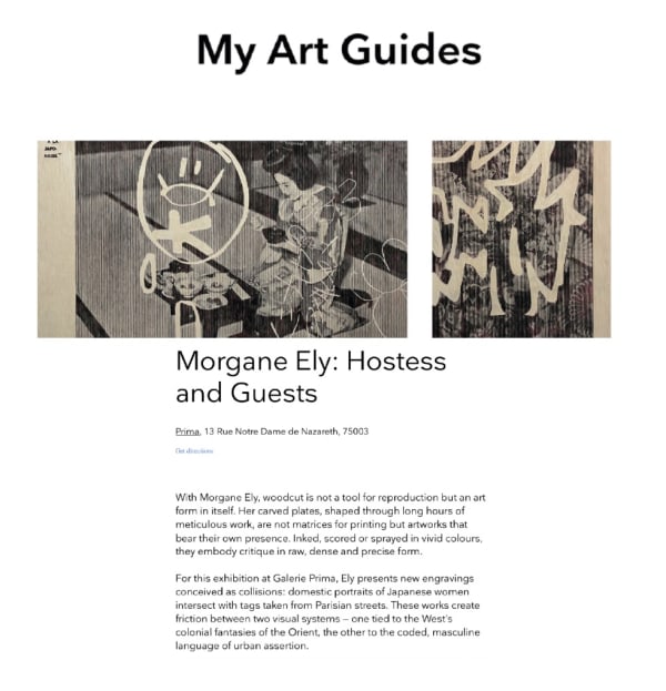 Morgane Ely : Hostess and Guests