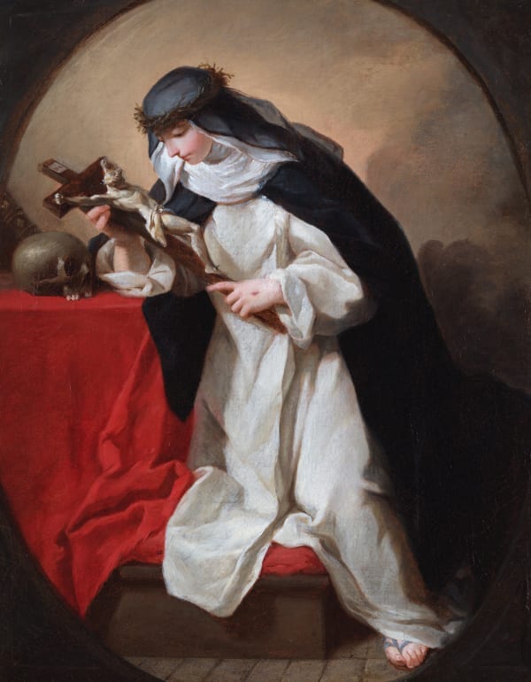 Pierre Subleyras ( Saint-Gilles, 1699 - Rome, 1749 ) , Saint Catherine of Ricci , 1746 ca