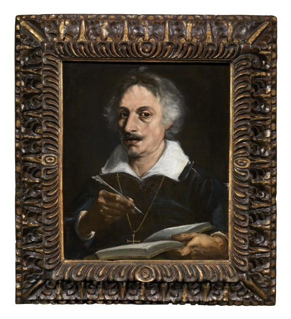 Paolo Guidotti Borghese (Lucca 1569 c.-Rome 1629), Self-Portrait as a Man of Letters, Rome, c. 1615-1620