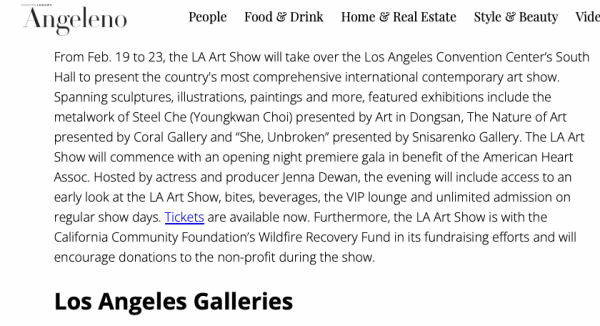 What To Do During Los Angeles Art Week