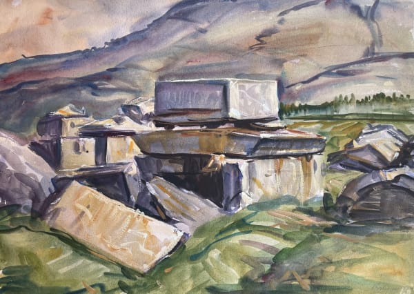 Antony Bream, Roman tombs, Ephesus, Turkey, 1992