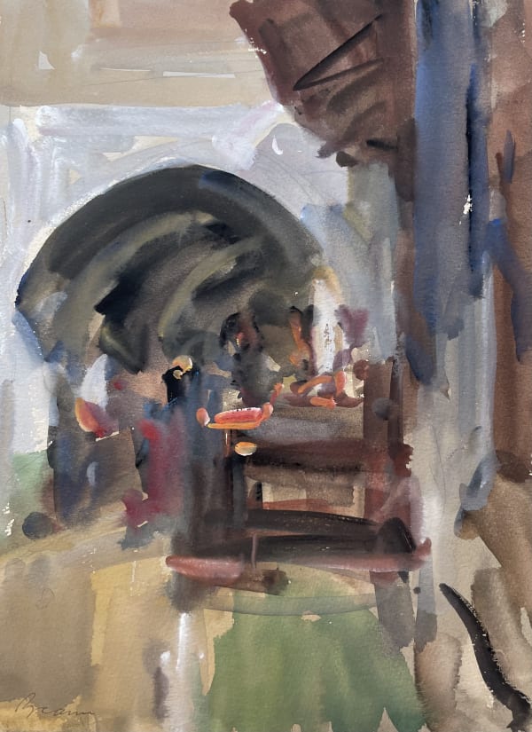 Antony Bream, A market, Marrakesh, Morocco