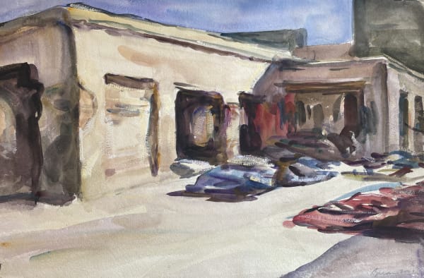 Antony Bream, Clothes market, Marrakesh, 2001