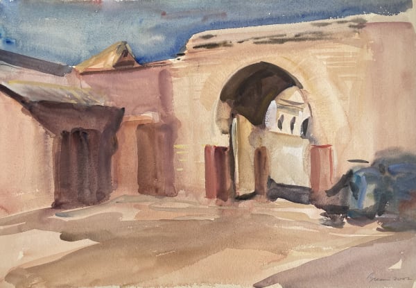 Antony Bream, City gate, Marrakesh, 2002