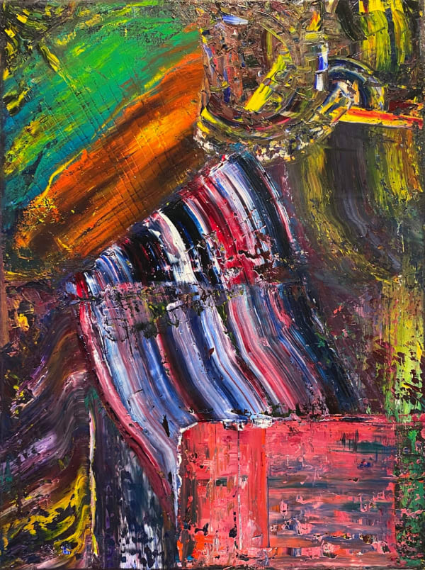 Tiwa Akinjide Ren Oil and ink on canvas 80x60cm £3000