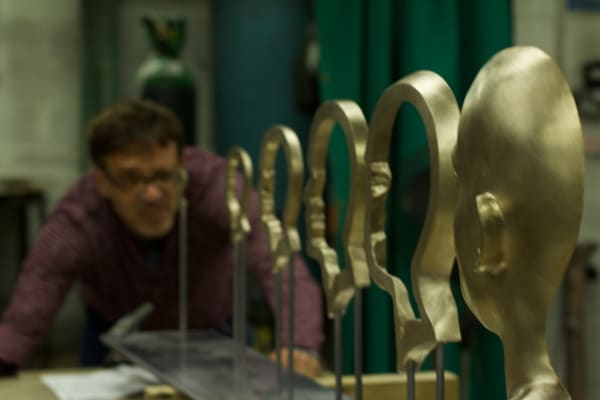 Title: Singularity Raw Bronze Artist: Jonty Hurwitz Date: 2009 Materials: Bronze and Steel Dimensions: 20 x 50 x 150cm Edition Size: 9 Download in High-Res