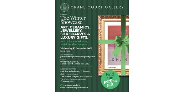 The Winter Showcase | Festive Shopping Evening at Crane Court Gallery