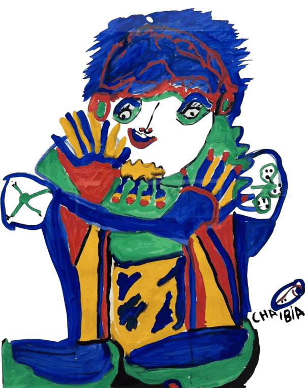 CHAIBIA TALAL , Clown , 1983