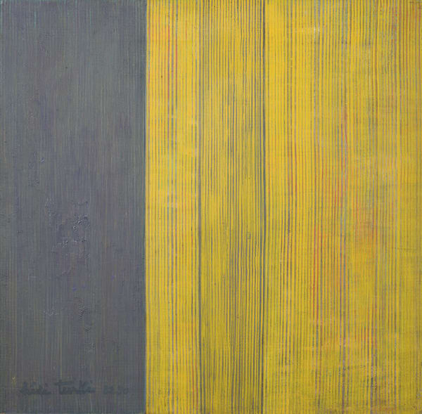 Hedi Turki , Ombre et Lumière-huile , 1982