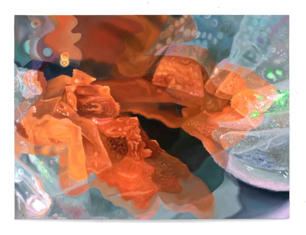 Amelia Carley - Fuchsia Burst (Glass Bottle Beach), 2023