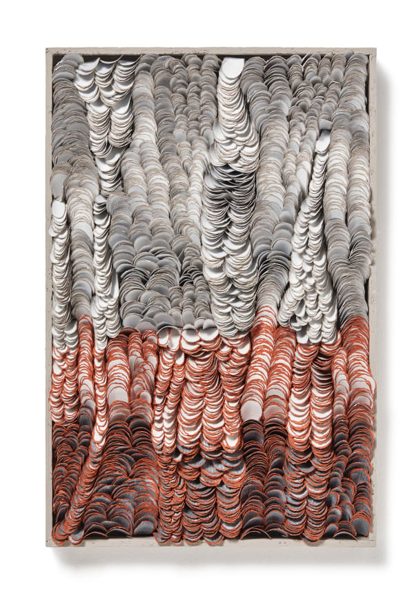 Bianca Severijns, paper art, paper artists, contemporary art, contemporary artist, artwork, No. 38, 2021, Movement & Rhythm