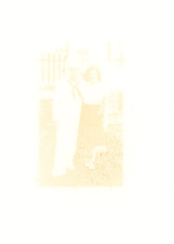 Lynn and Jeanne, 2008 Nicotine on paper 12 x 9 inches