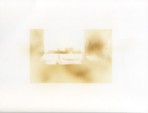 Waiting, 2007 Nicotine on paper 9 x 12 inches