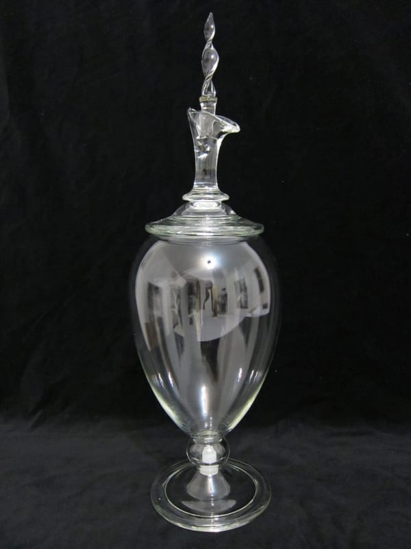 Rose (little death), 2011 Glass w breath 24 x 8 inches