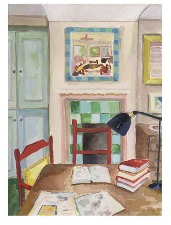 Lottie Cole 10 Magnum Opus Iii Watercolour And Gouache 2024 36X26 Cm