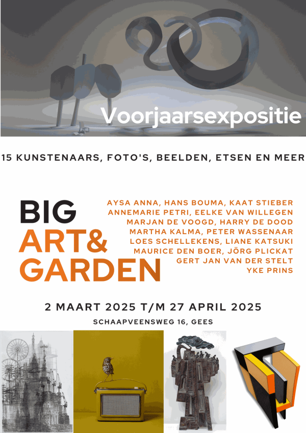 Opening voorjaarsexpositie (met om 14:00 uur de formele opening)