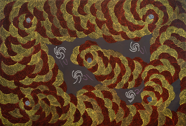 Janet Forrester Ngala, Witchetty Grub Dreaming, 1993