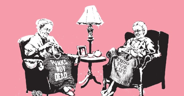 Banksy, Grannies, 2006