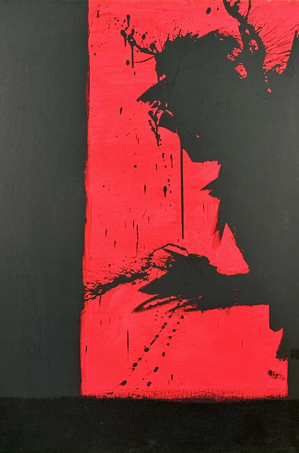 Richard Hambleton, Shadow Head Red, 1982