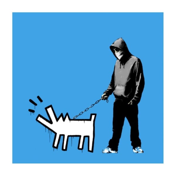 Banksy, Choose Your Weapon ( Sky Blue ) , 2010