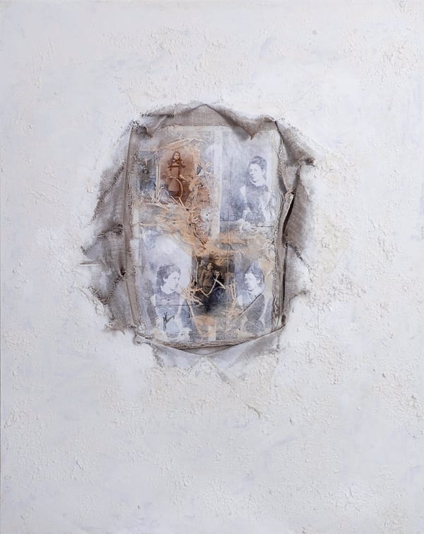 ALAIN KLEINMANN, Les déchirures de la mémoire II Technique mixte sur toile