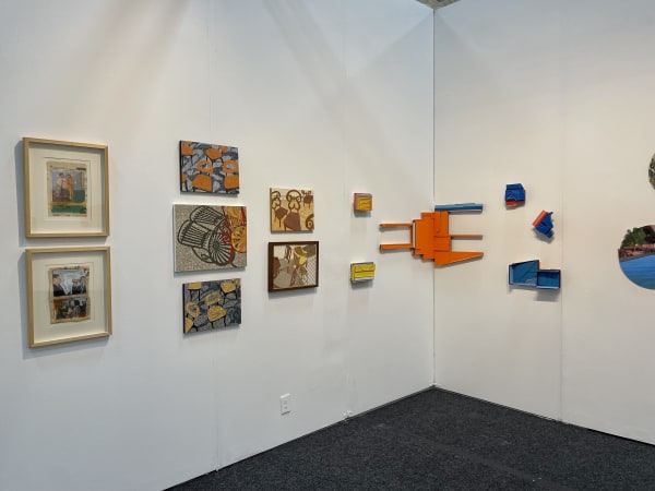 Art on paper installation