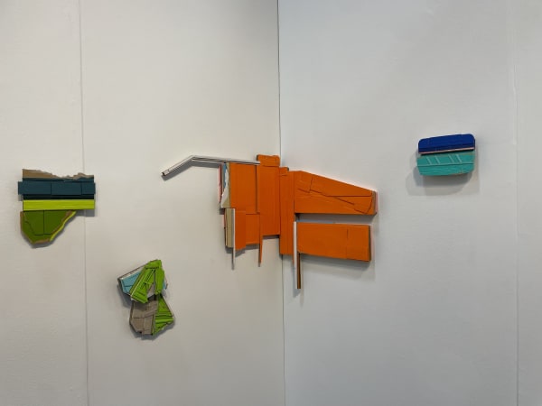 Art on paper installation