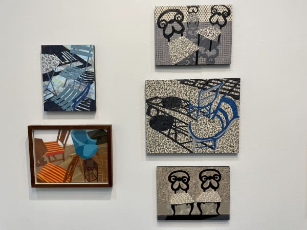 Art on paper installation