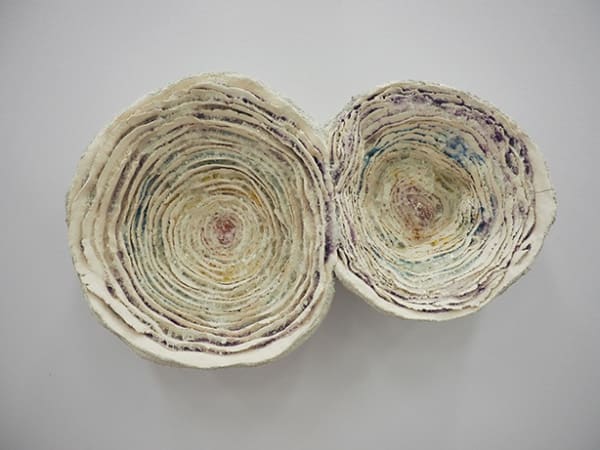 The sun, the circle, the beginning, and the end, 2018 Ceramic and glass