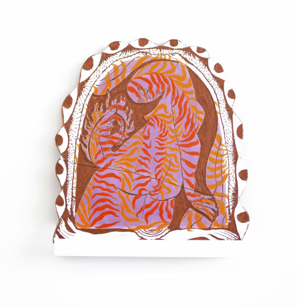 Tile XI (Mudra), 2019 Ceramic