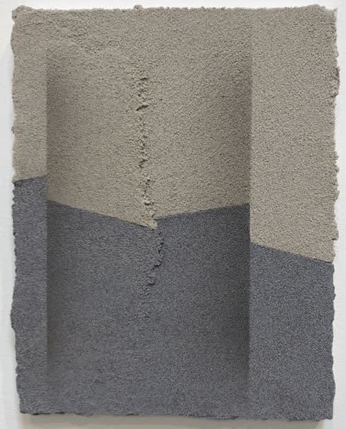 Cutback, 2015 Acrylic and pumice on canvas
