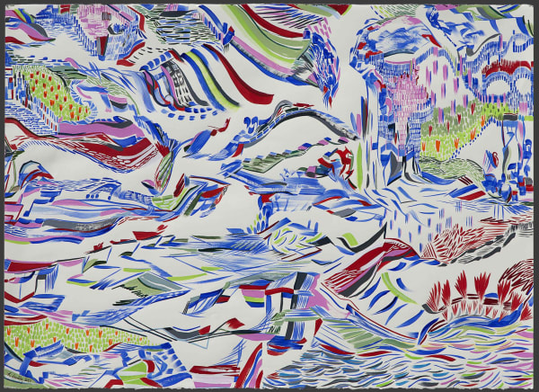 Entrance 2, 2013 Signed and dated recto Acrylic on Stonehenge 100% cotton archival paper