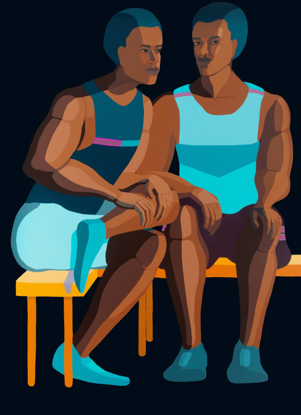 Watching Me, 2020 acrylic on canvas