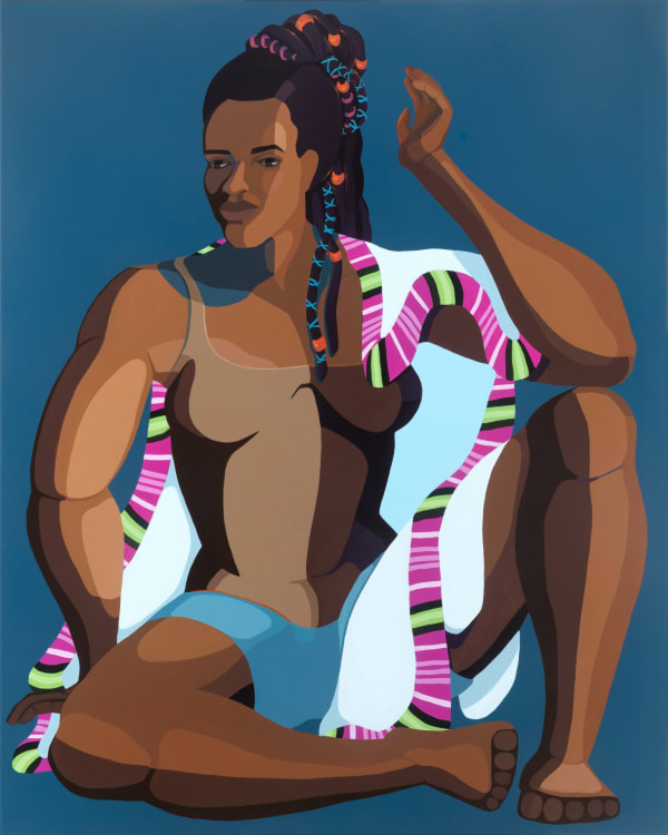 Figure in Shape, 2020 acrylic on canvas