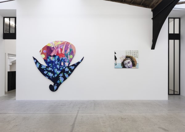 Roger Lacan Madeleine 2022 Painting Under My Skirt Exhibition View Photo Claire Dorn Hd 3