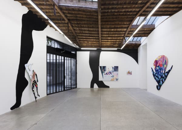 Roger Lacan Madeleine 2022 Painting Under My Skirt Exhibition View Photo Claire Dorn Hd 4