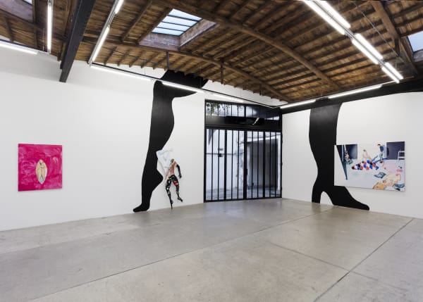 Roger Lacan Madeleine 2022 Painting Under My Skirt Exhibition View Photo Claire Dorn Hd 6