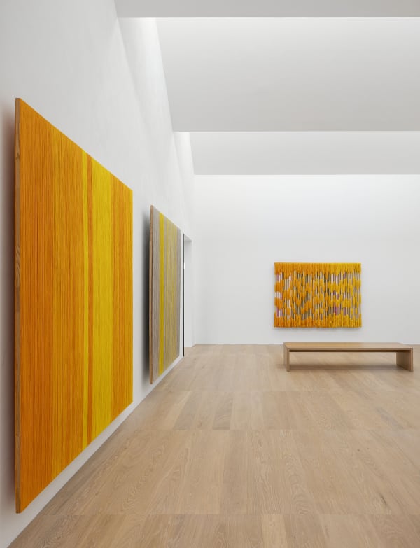 Ausstellungsansicht/Exhibition View SHEILA HICKS 2024 © Josef Albers Museum Quadrat Bottrop, Foto: Philipp Ottendörfer