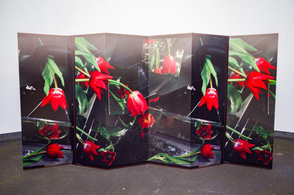 Credits: Ketuta Alexi-Meskhishvili, Tulip Season for Henri (2024), Overview making food out of sunlight by Ketuta Alexi-Meskhishvili, Van Abbemuseum Eindhoven, 2025. Photo by Boudewijn Bollmann