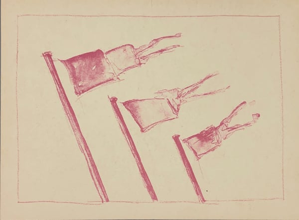 Thomas Schütte Skizzen zum Projekt "Großes Theater"