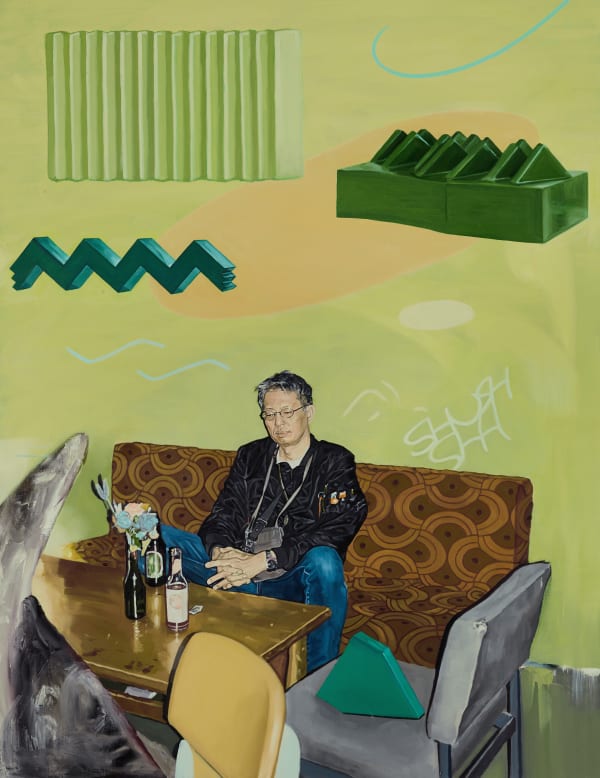 The grass called the universe oil on linen 145.5 x 112cm 2023