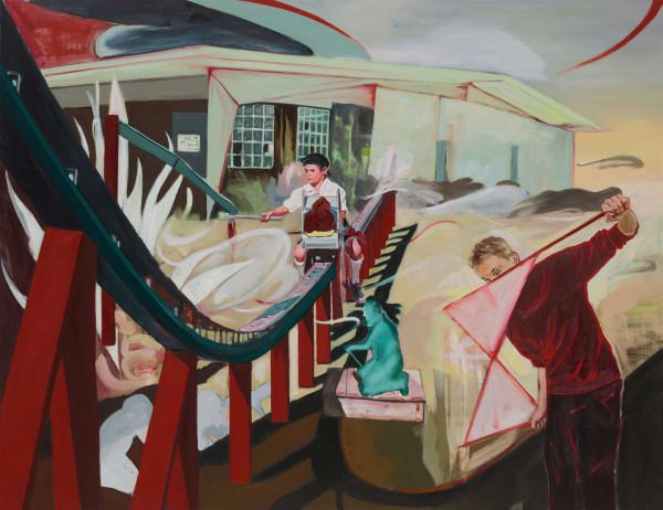 Time Propulstion System oil on linen 112 x 145.3cm 2023