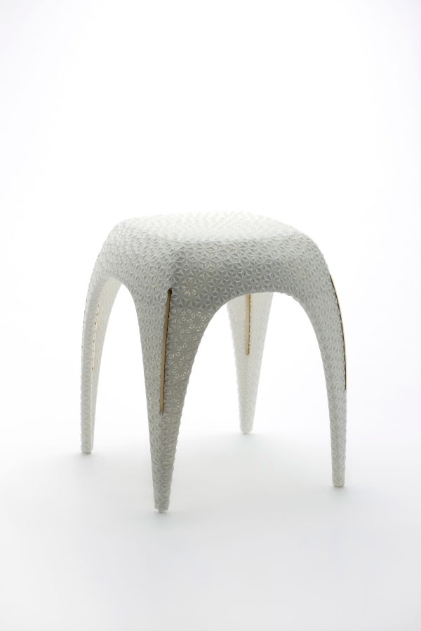 Tessellation polyamide, brass 45 x 45 x 45cm 2017